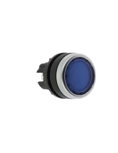 Botón azul transparente Eaton Rlt-bl